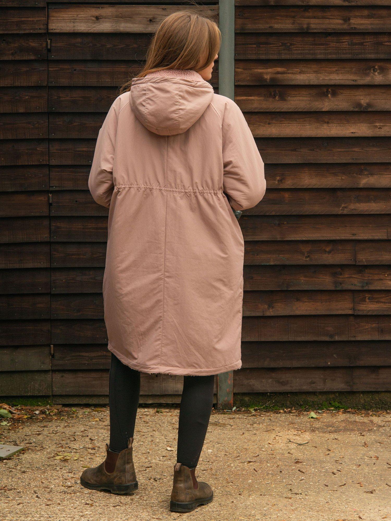 Product image 8 of 9, which shows Cape Cove Embrace Water Resistant Coat, Pink, XS