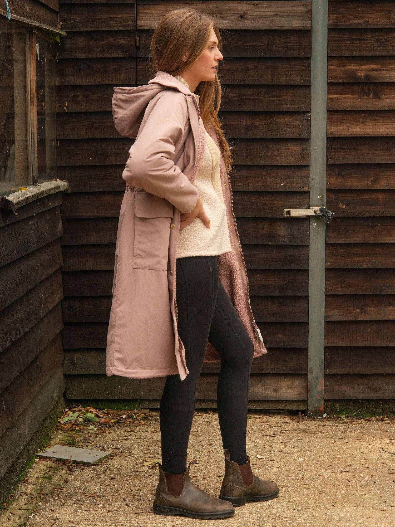 Product image 9 of 9, which shows Cape Cove Embrace Water Resistant Coat, Pink, XS