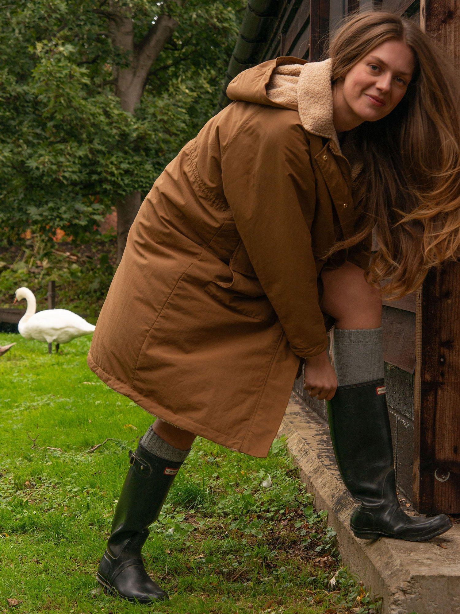 Product image 7 of 7, which shows Cape Cove Embrace Water Resistant Coat, Brown, XS