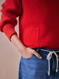 Cape Cove Cowrie Pure Merino Wool Jumper, Red