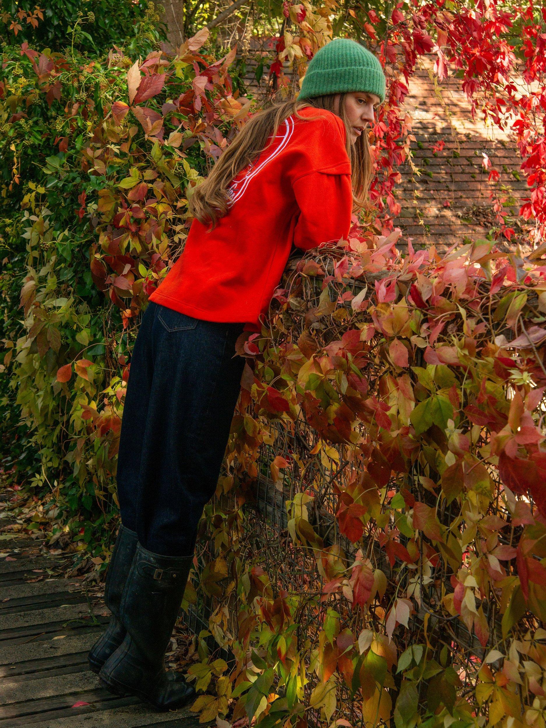 Product image 4 of 8, which shows Cape Cove Tarot Sweatshirt, Red, XS