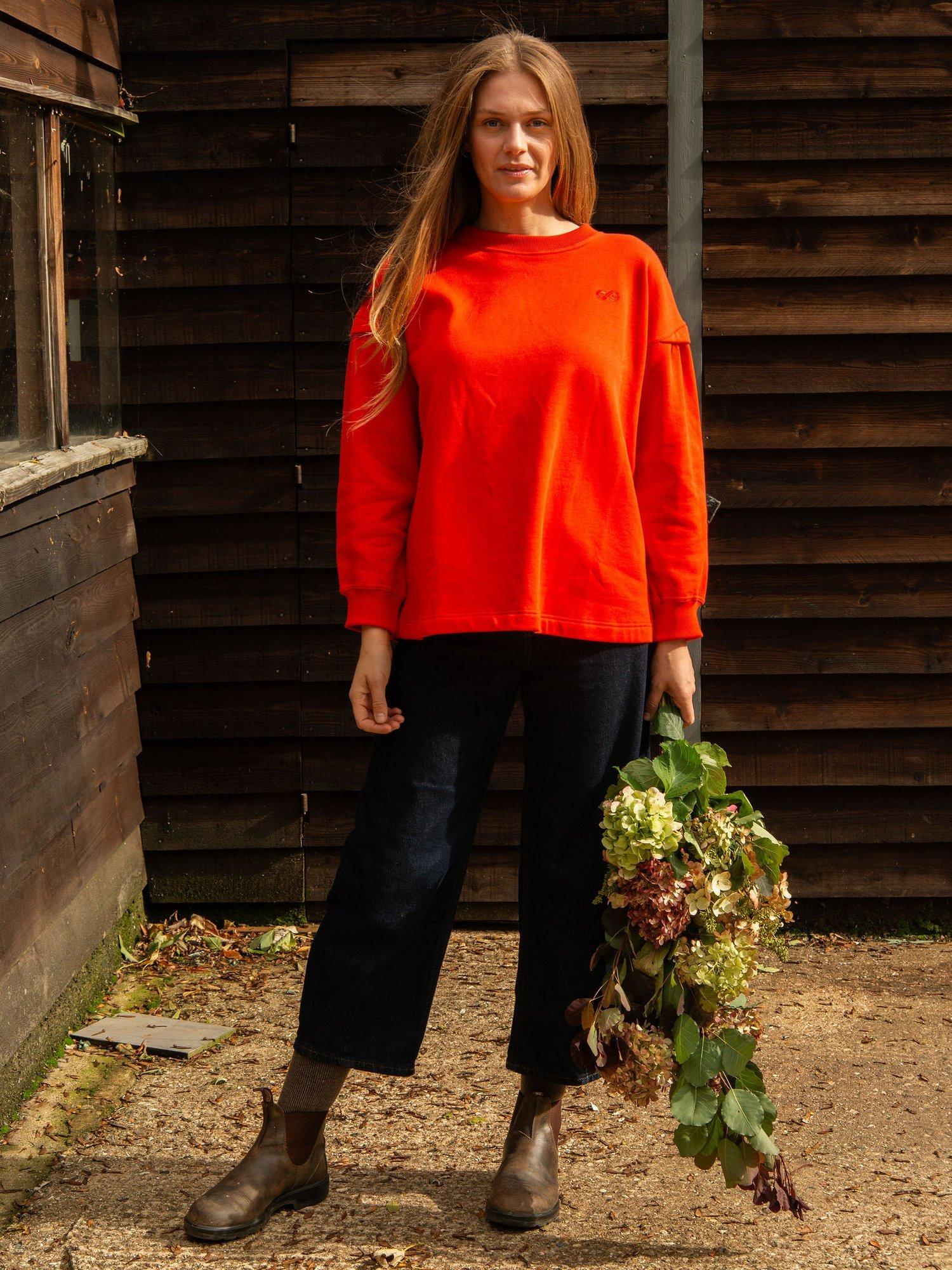 Product image 6 of 8, which shows Cape Cove Tarot Sweatshirt, Red, XS