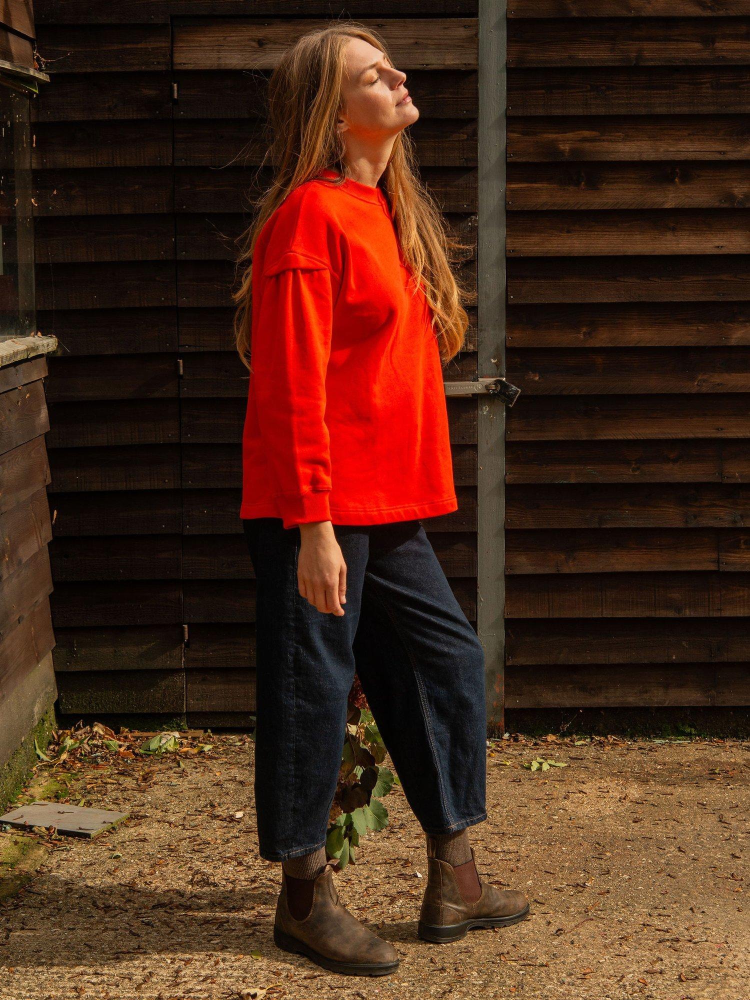 Product image 8 of 8, which shows Cape Cove Tarot Sweatshirt, Red, XS