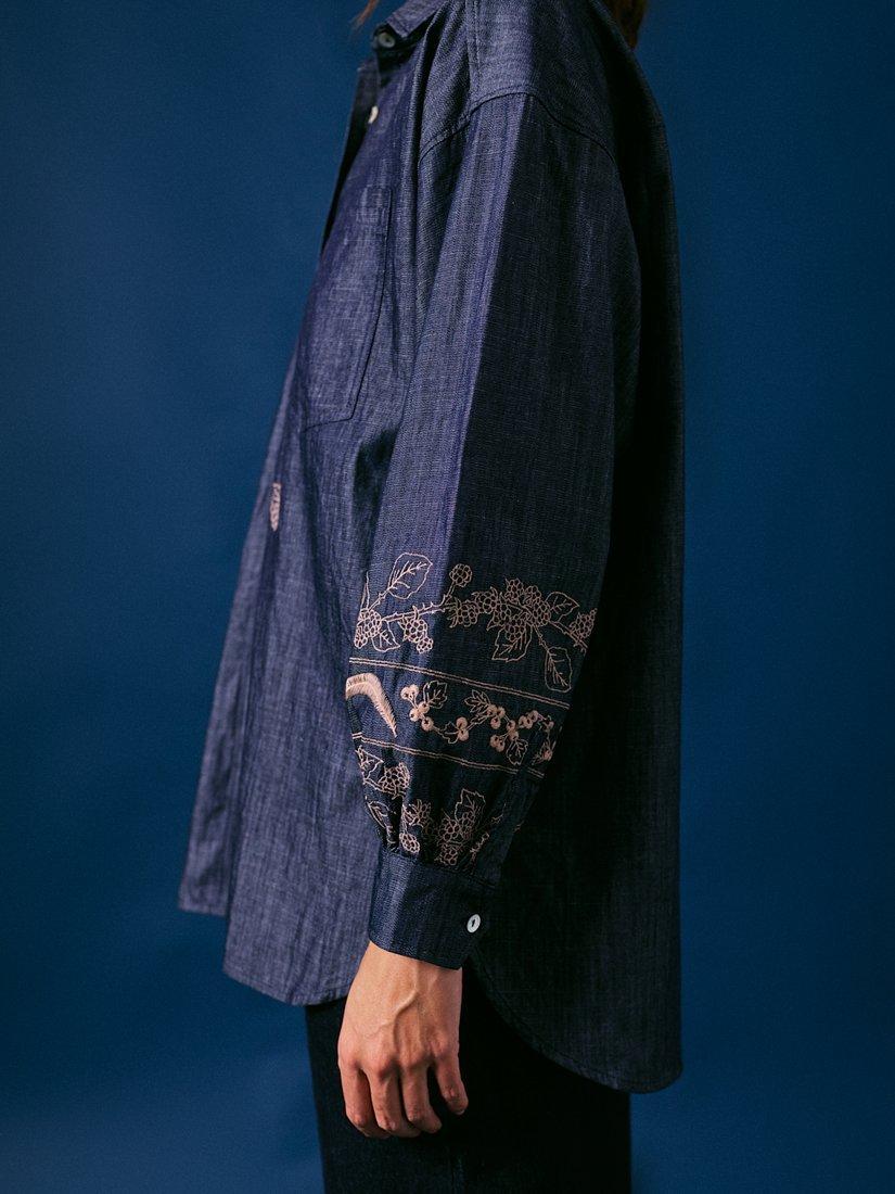 Product image 3 of 5, which shows Cape Cove Forage Denim Shirt, Blue, XS