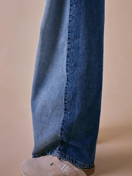 Cape Cove Rhythm of the Tide Jeans - view 2, Blue