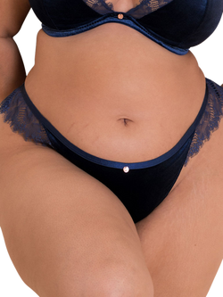 Curvy Kate Glamour Puss Thong, Midnight Navy, Midnight Navy