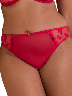Curvy Kate Pucker Up Brazilian Knickers, Lipstick Red, Lipstick Red