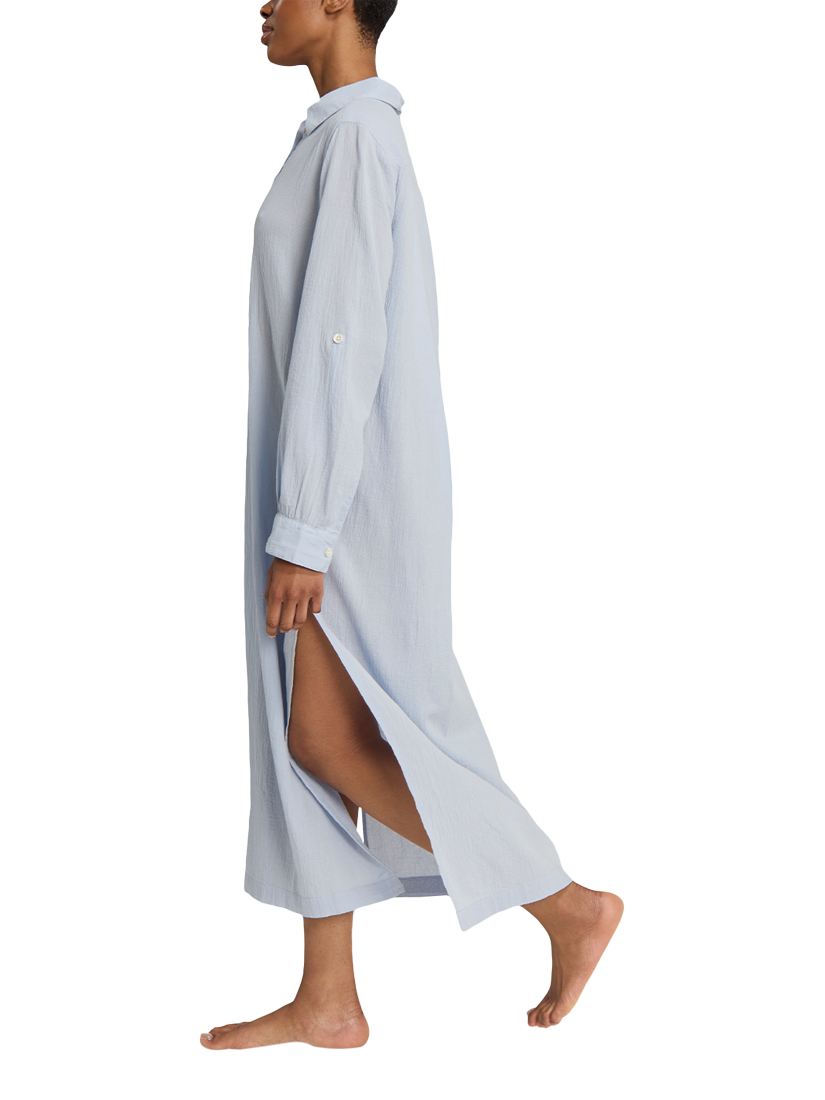 Product image 3 of 5, which shows Nudea Maxi Night Shirt, Sky, XS