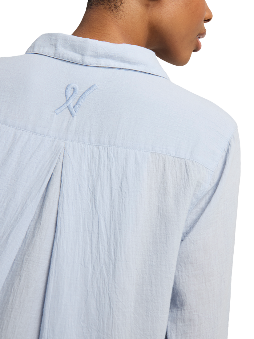 Product image 4 of 5, which shows Nudea Maxi Night Shirt, Sky, XS