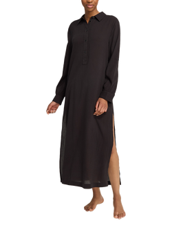 Nudea Maxi Night Shirt, Black