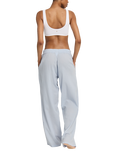 Nudea Organic Cotton Pyjama Trousers, Sky