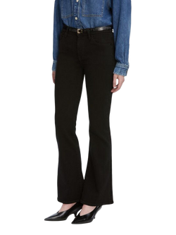 FRAME The Icon Flare Jeans, Black - view 2, Black
