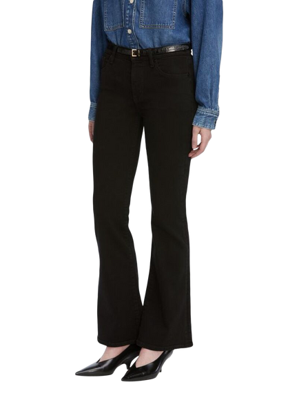 FRAME The Icon Flare Jeans, Black - view 2, Black
