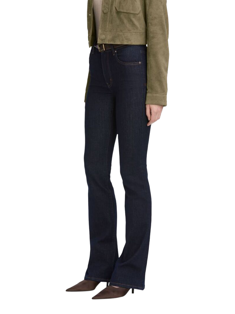 Product image 1 of 1, which shows FRAME The Reboot High Rise Bootcut Jeans, Rinse, 24