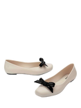 Melissa Aura M Lover Ballerina Pumps, Beige/Black