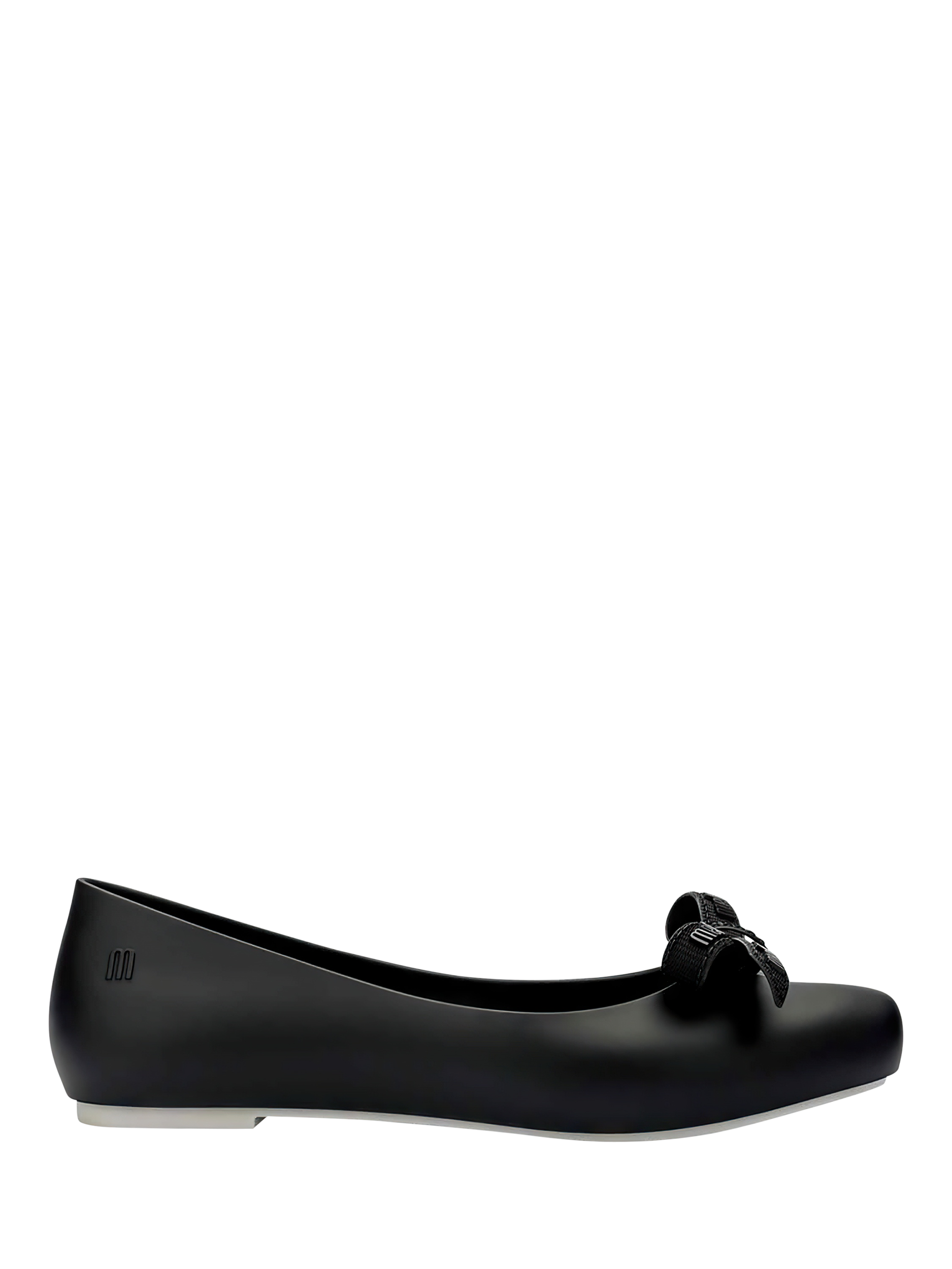 Product image 1 of 4, which shows Melissa Aura M Lover Ballerina Pumps, Black, 3