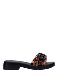Melissa Belle Slider Sandals, Black/Tortoiseshell