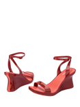 Melissa Celinna Wedge Heel Sandals, Red/Orange