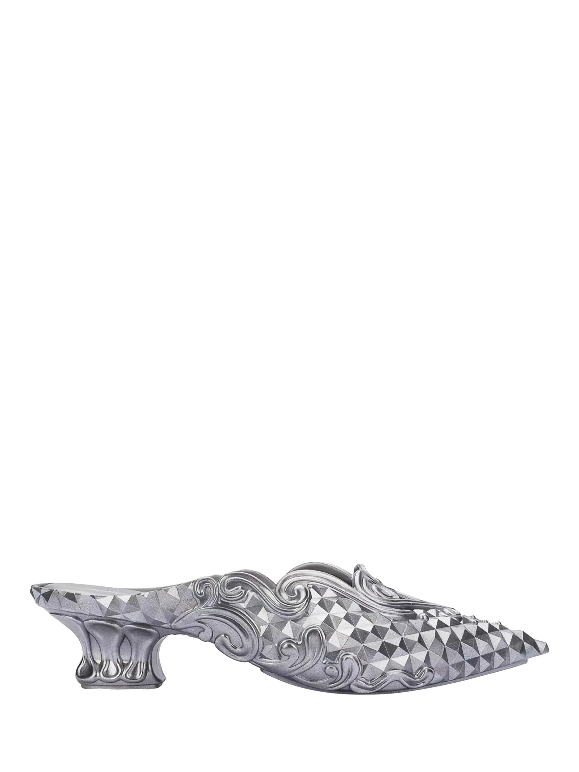 Melissa x Y.Project Jelly Court Shoes, Metallic Silver