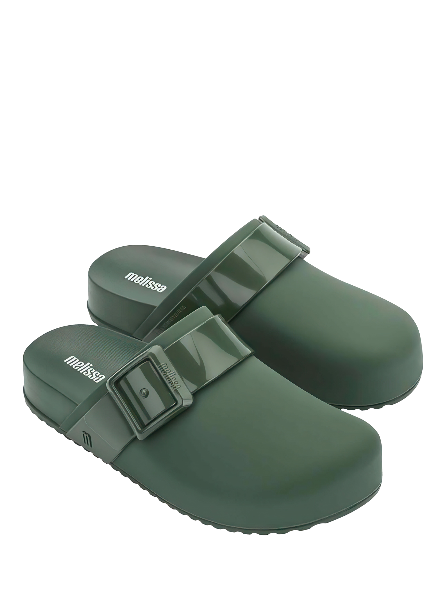 Product image 2 of 2, which shows Melissa Cozy Clogs, Green, 3