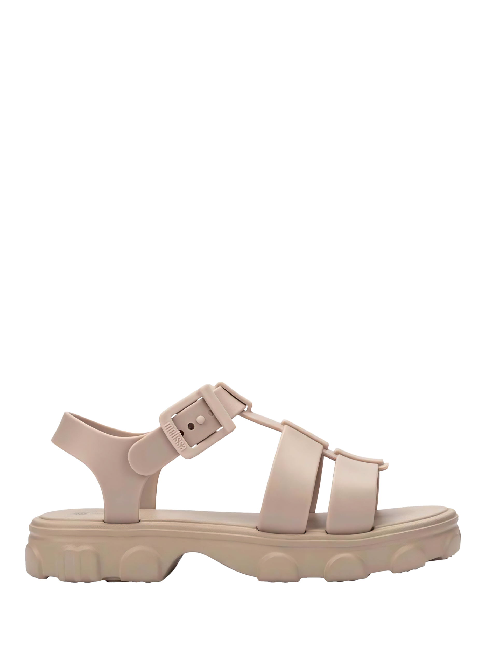Product image 1 of 4, which shows Melissa Ella Strappy Sandals, Beige, 3