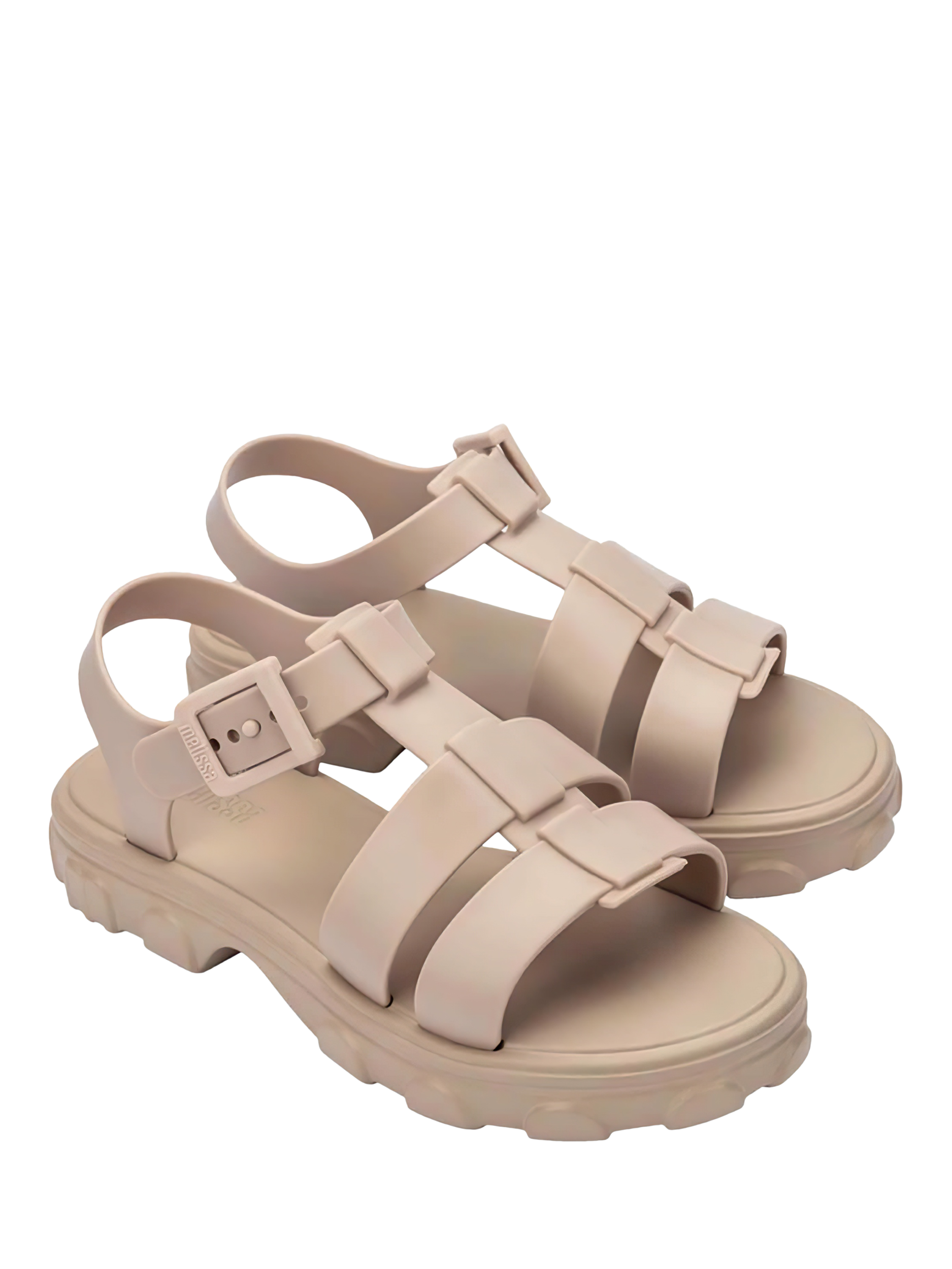Product image 4 of 4, which shows Melissa Ella Strappy Sandals, Beige, 3
