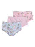 Lindex Kids' Cotton Briefs, Pack of 3, Dusty Pink