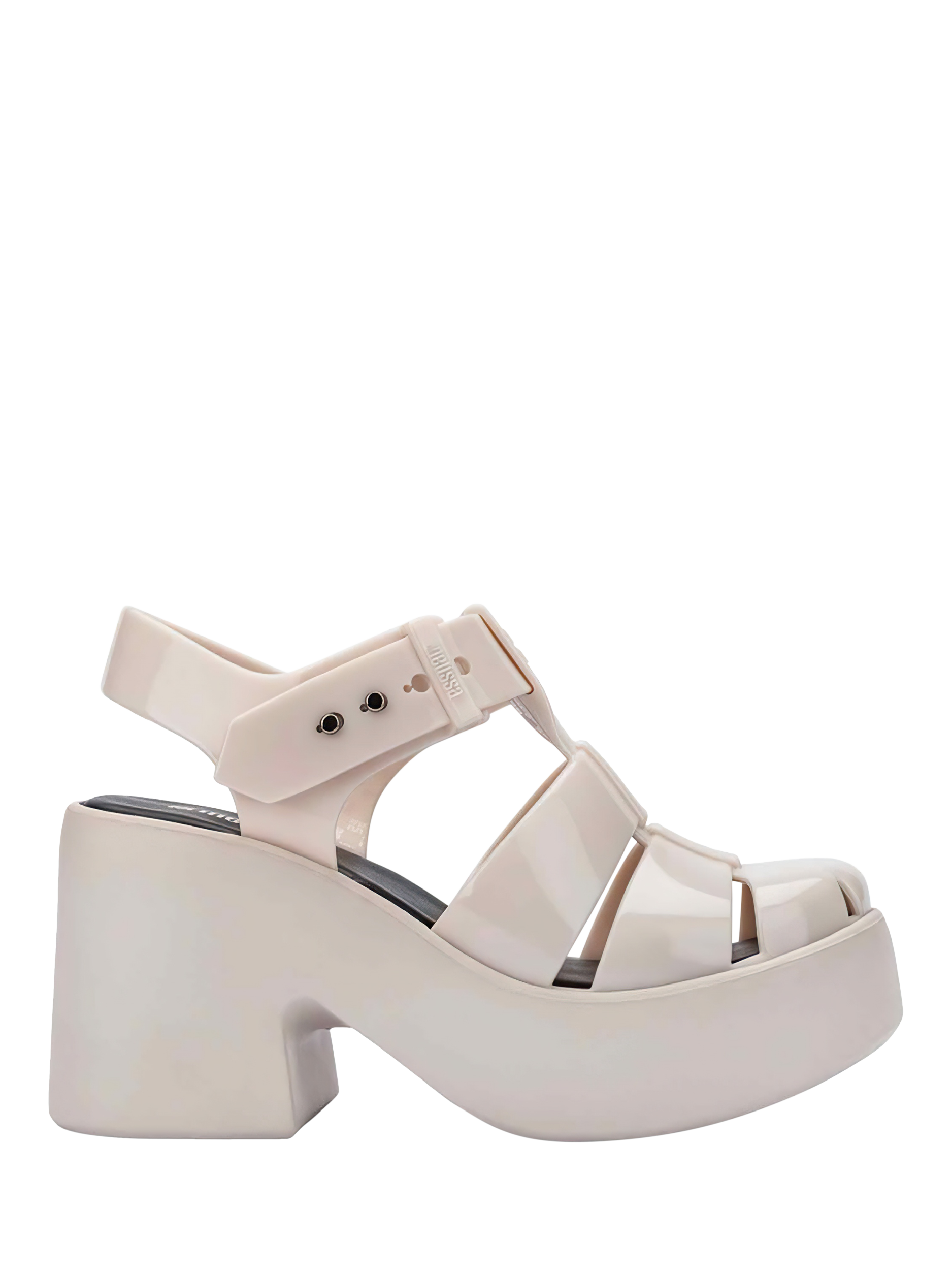 Product image 1 of 2, which shows Melissa Lulu Jelly Sandals, Beige, 3