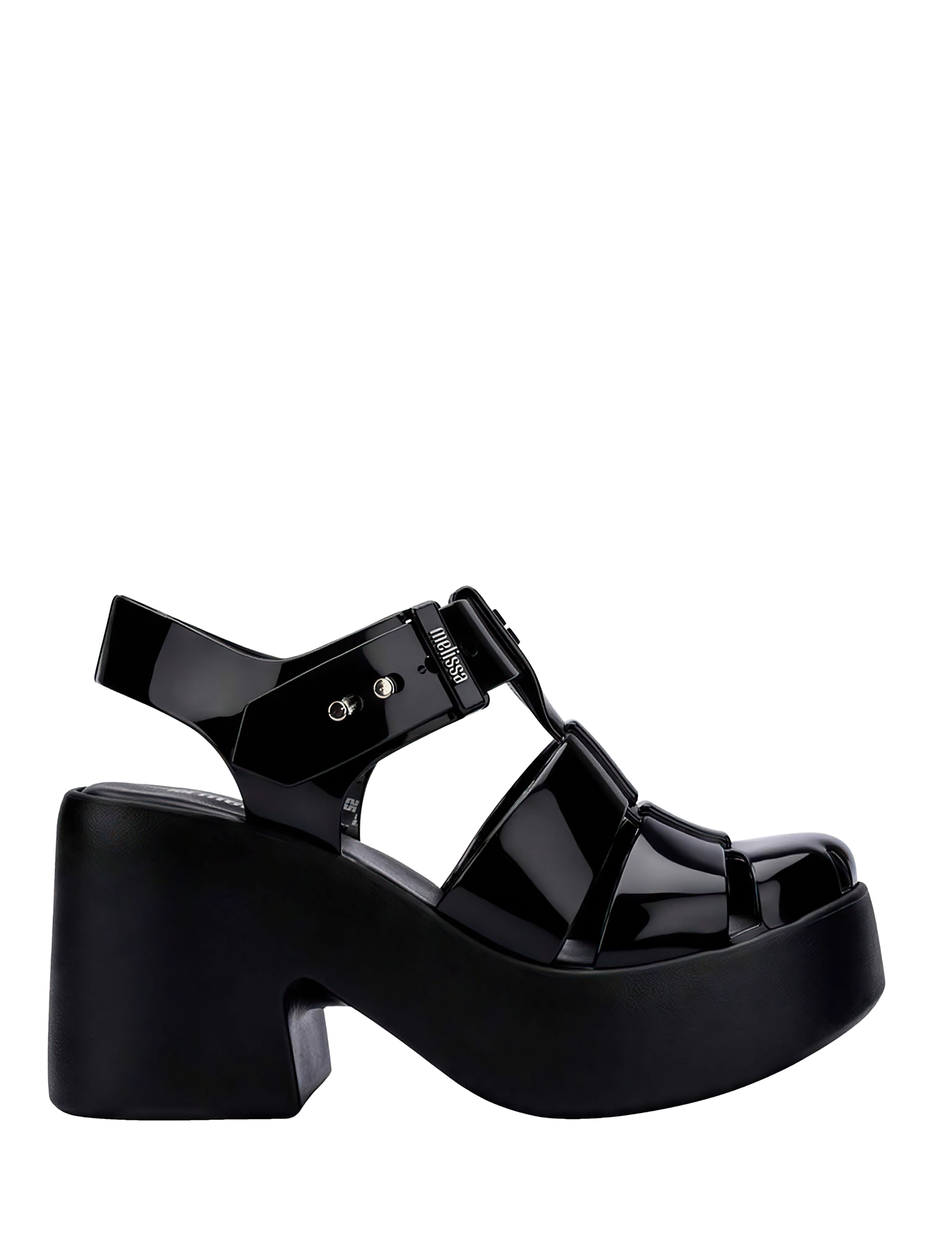 Product image 1 of 2, which shows Melissa Lulu Jelly Sandals, Black, 3