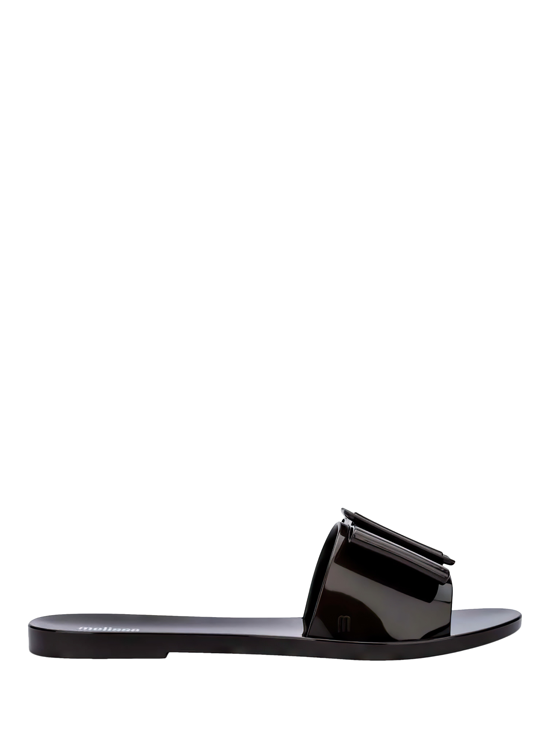Product image 1 of 4, which shows Melissa Babe Ad Jelly Slider Sandals, Brown, 3