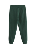 Lindex Kids' Cotton Blend Jogging Bottoms, Dark Dusty Green