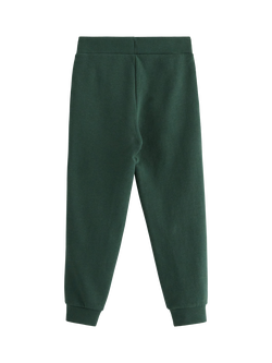Lindex Kids' Cotton Blend Jogging Bottoms, Dark Dusty Green, Dark Dusty Green