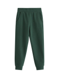 Lindex Kids' Cotton Blend Jogging Bottoms, Dark Dusty Green