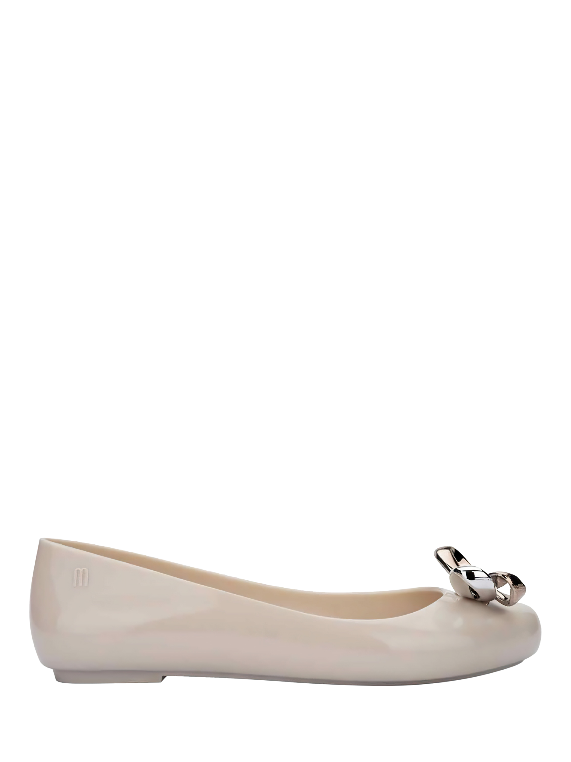 Product image 1 of 4, which shows Melissa Sweet Love Glam Jelly Ballet Flats, Beige, 3