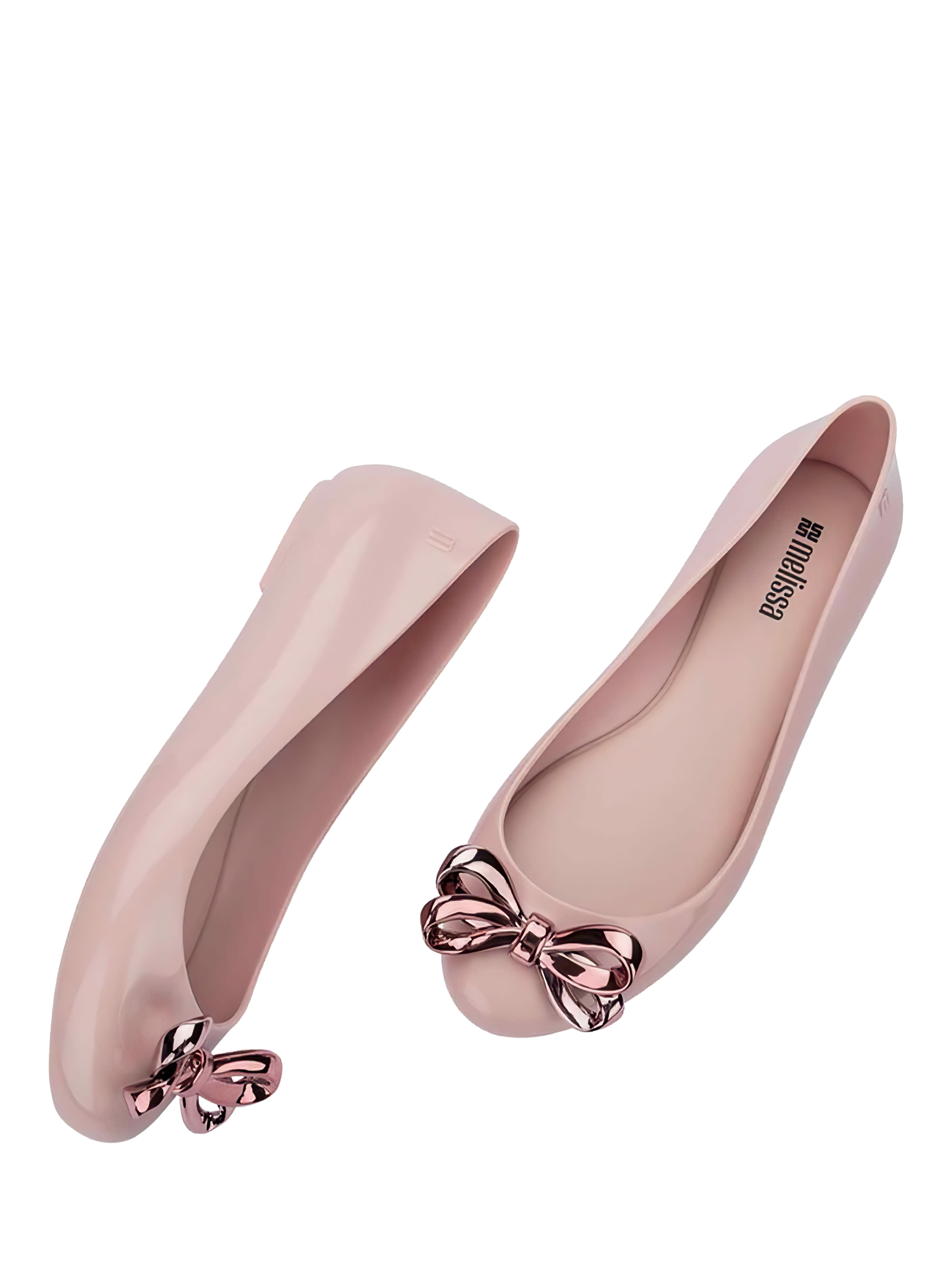 Product image 3 of 4, which shows Melissa Sweet Love Glam Jelly Ballet Flats, Pink, 3