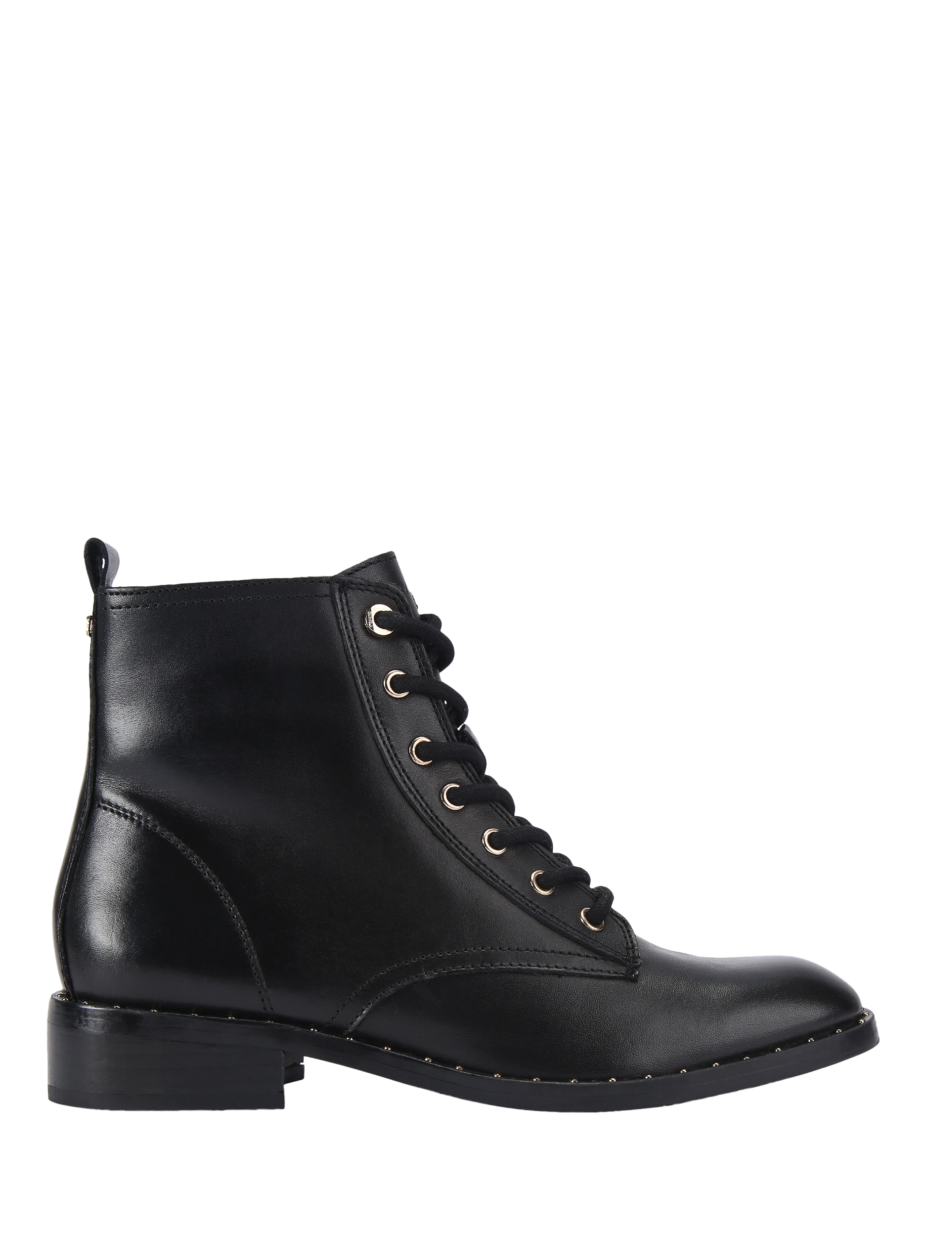 Product image 1 of 6, which shows Carvela Studio Spike Leather Ankle Boots, Black, 3