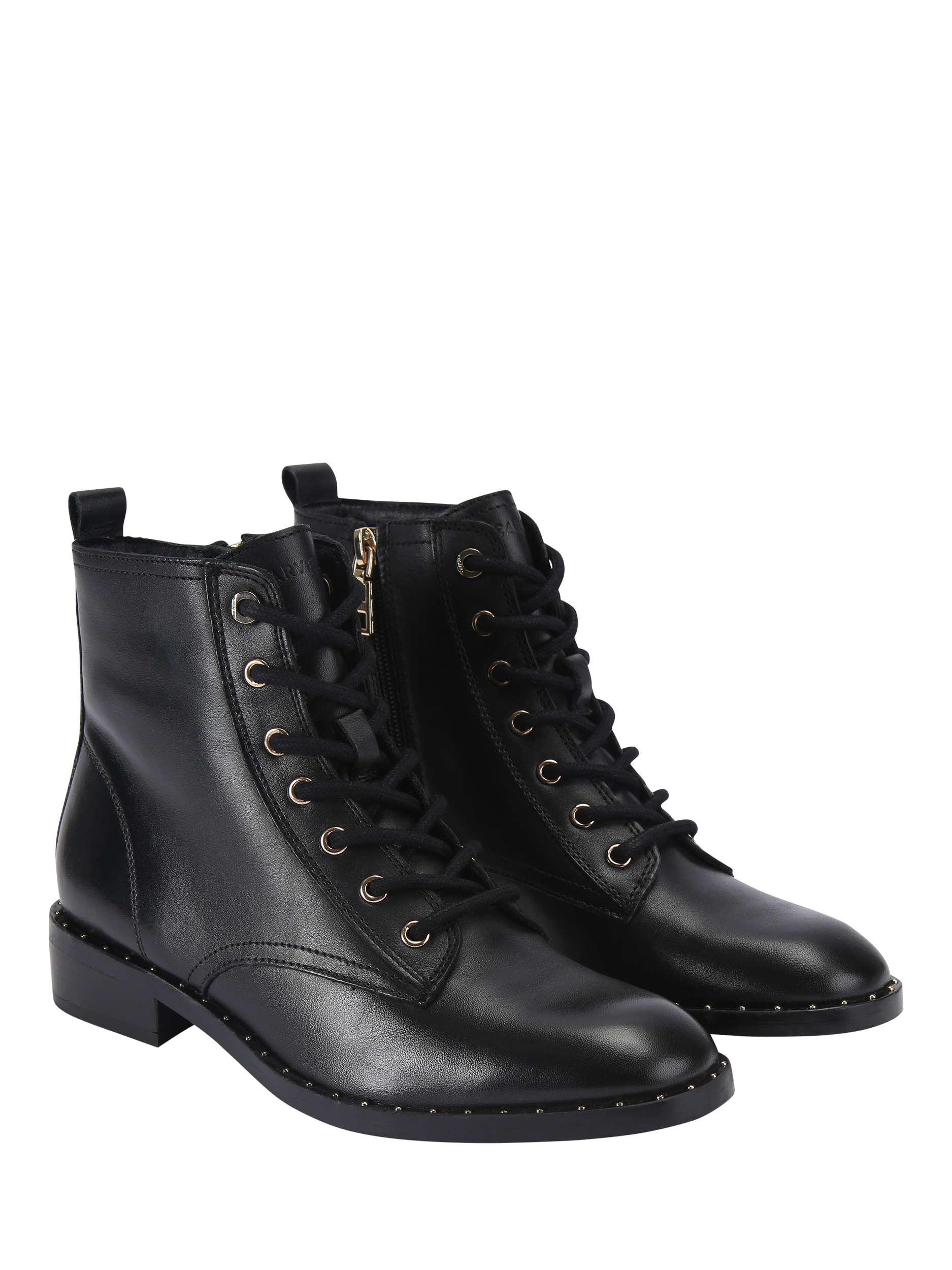 Product image 5 of 6, which shows Carvela Studio Spike Leather Ankle Boots, Black, 3