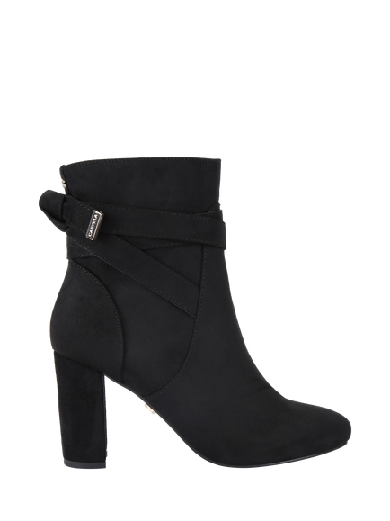Carvela Tempt Wide Fit Ankle Boots, Black, Black