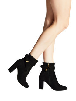 Carvela Tempt Wide Fit Ankle Boots, Black - view 2, Black