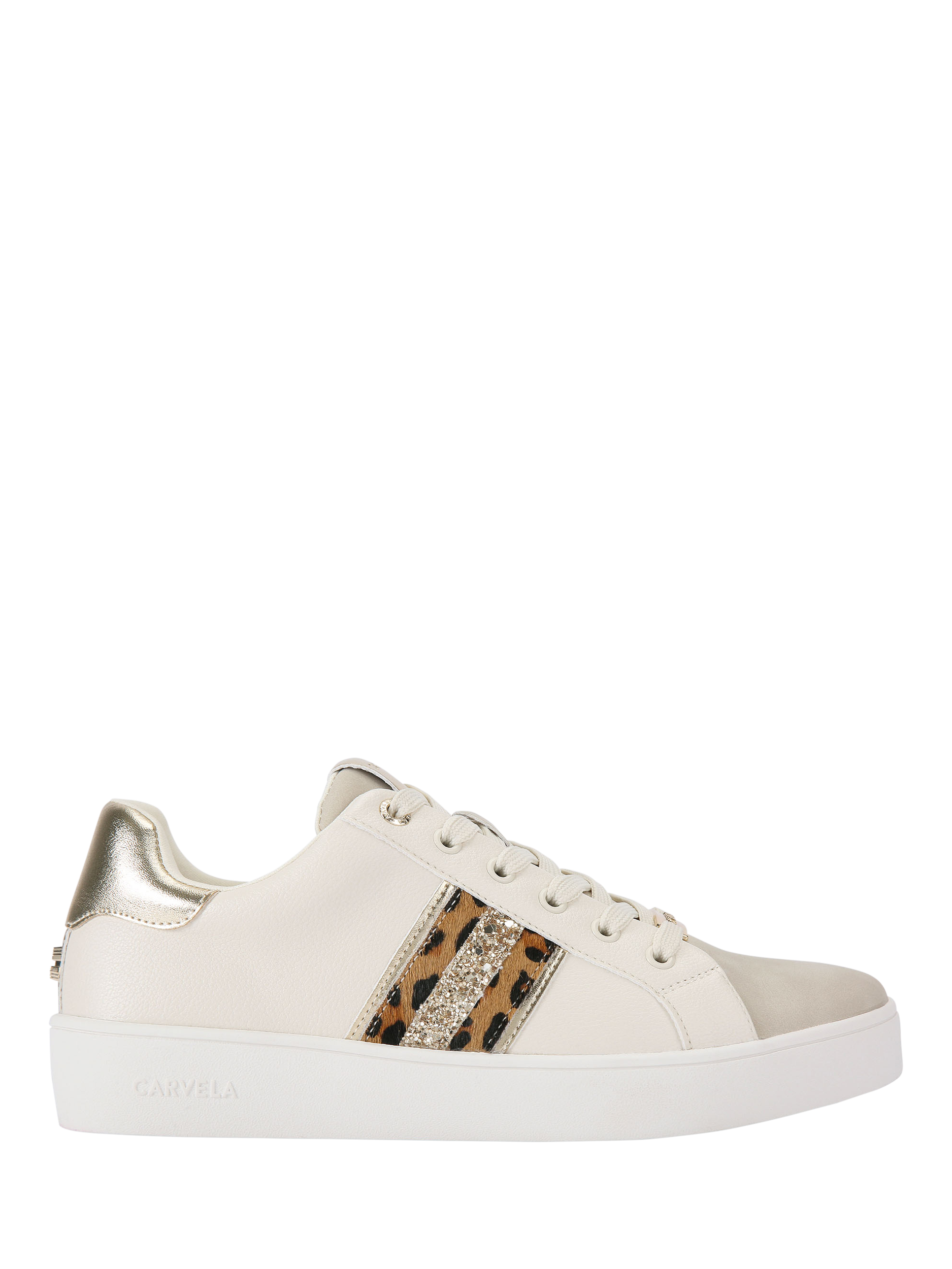 Product image 1 of 4, which shows Carvela Rapid Trainers, White/Other, 3