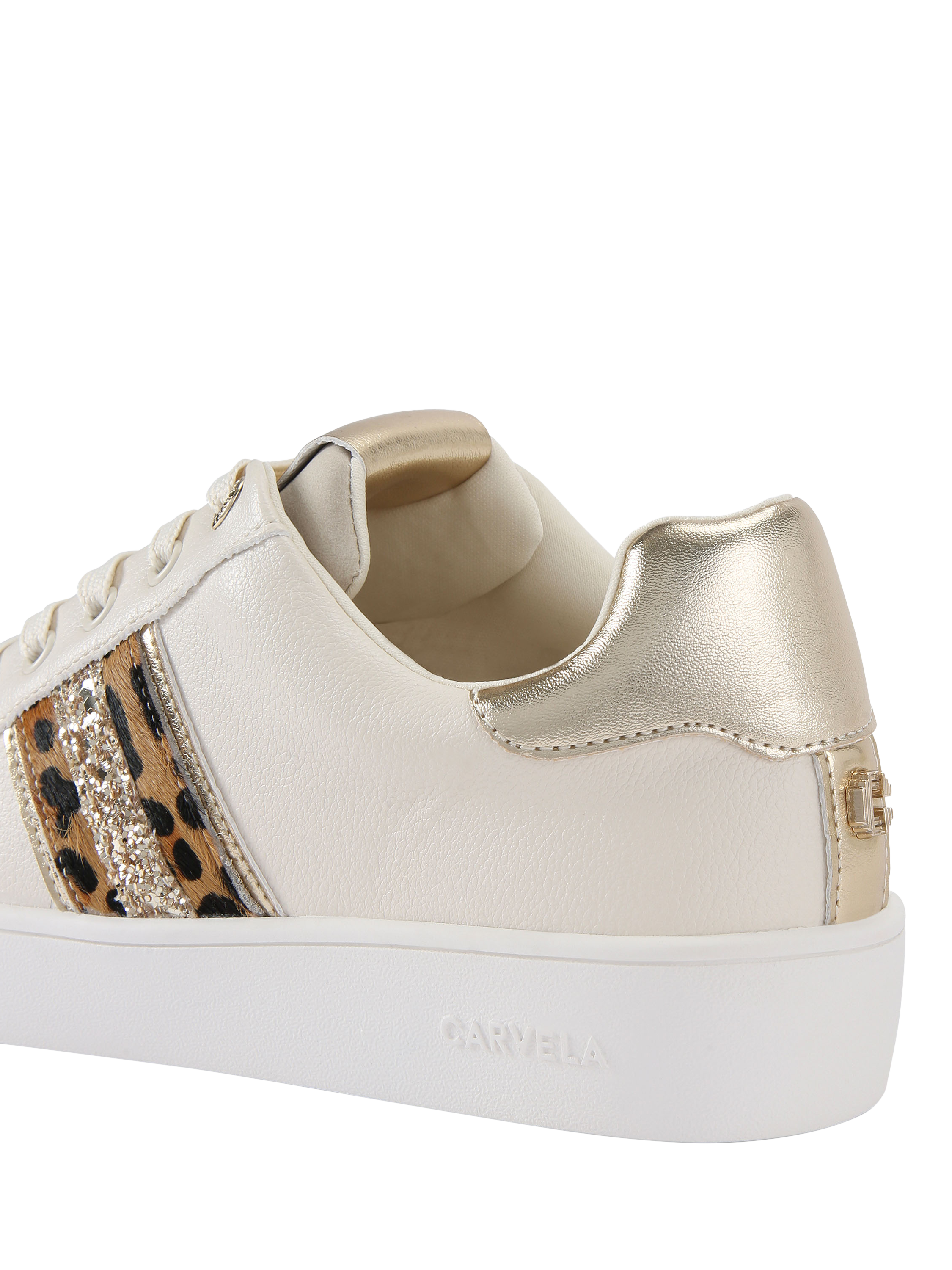 Product image 4 of 4, which shows Carvela Rapid Trainers, White/Other, 3