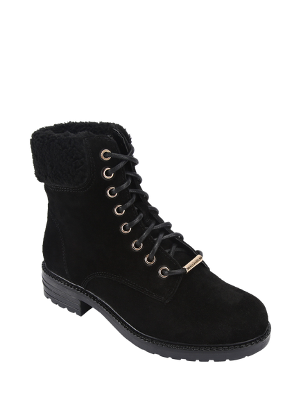 Carvela Russ Suede Ankle Boots, Black - view 2, Black