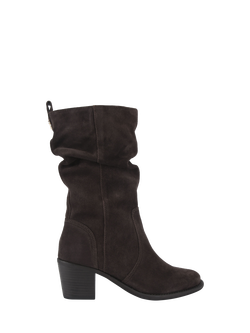 Carvela Secil Suede Calf Boots, Dark Grey, Dark Grey