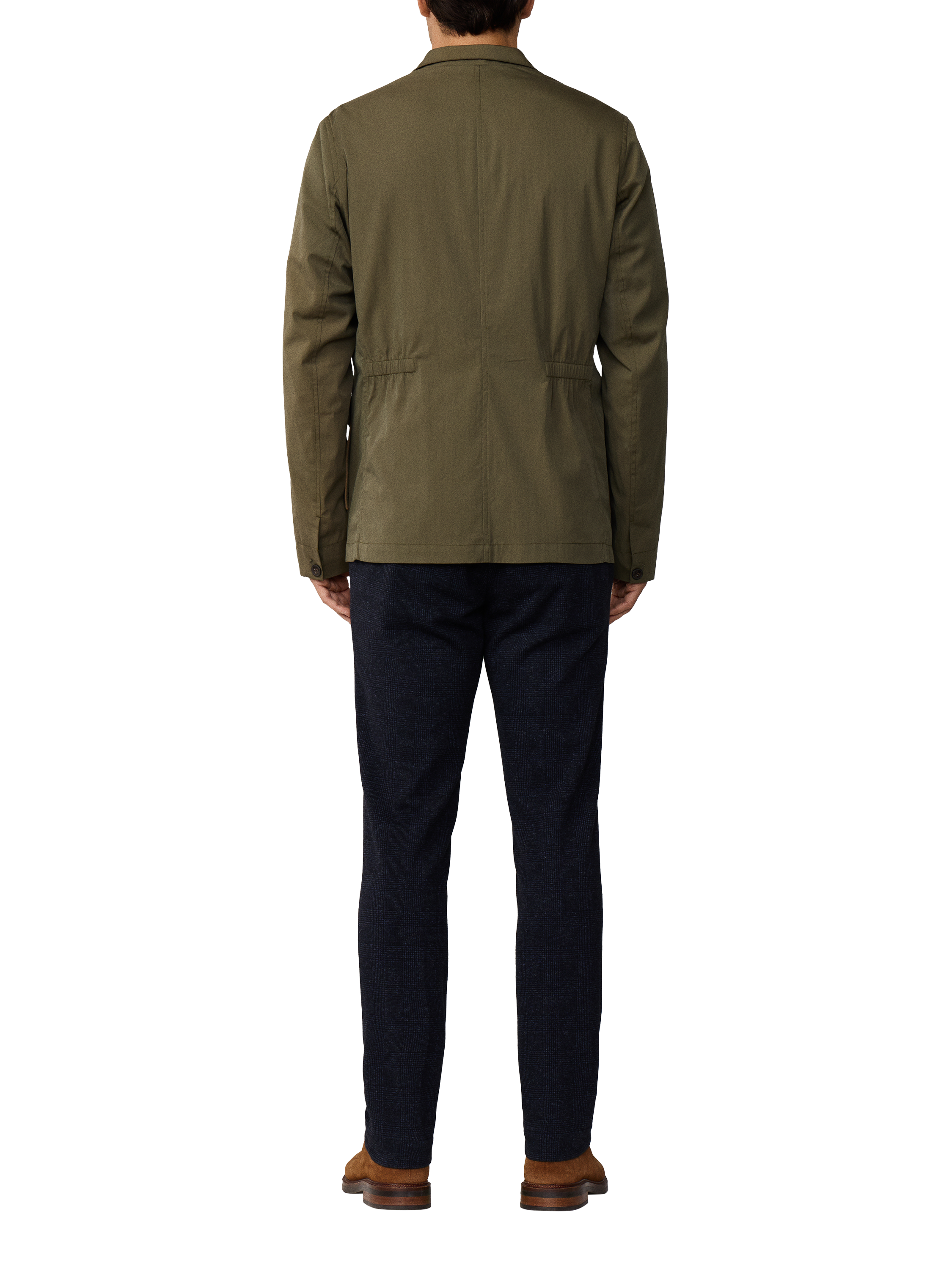 Product image 3 of 8, which shows Hackett London Lightweight Pocket Blazer, Cargo Green, XXL