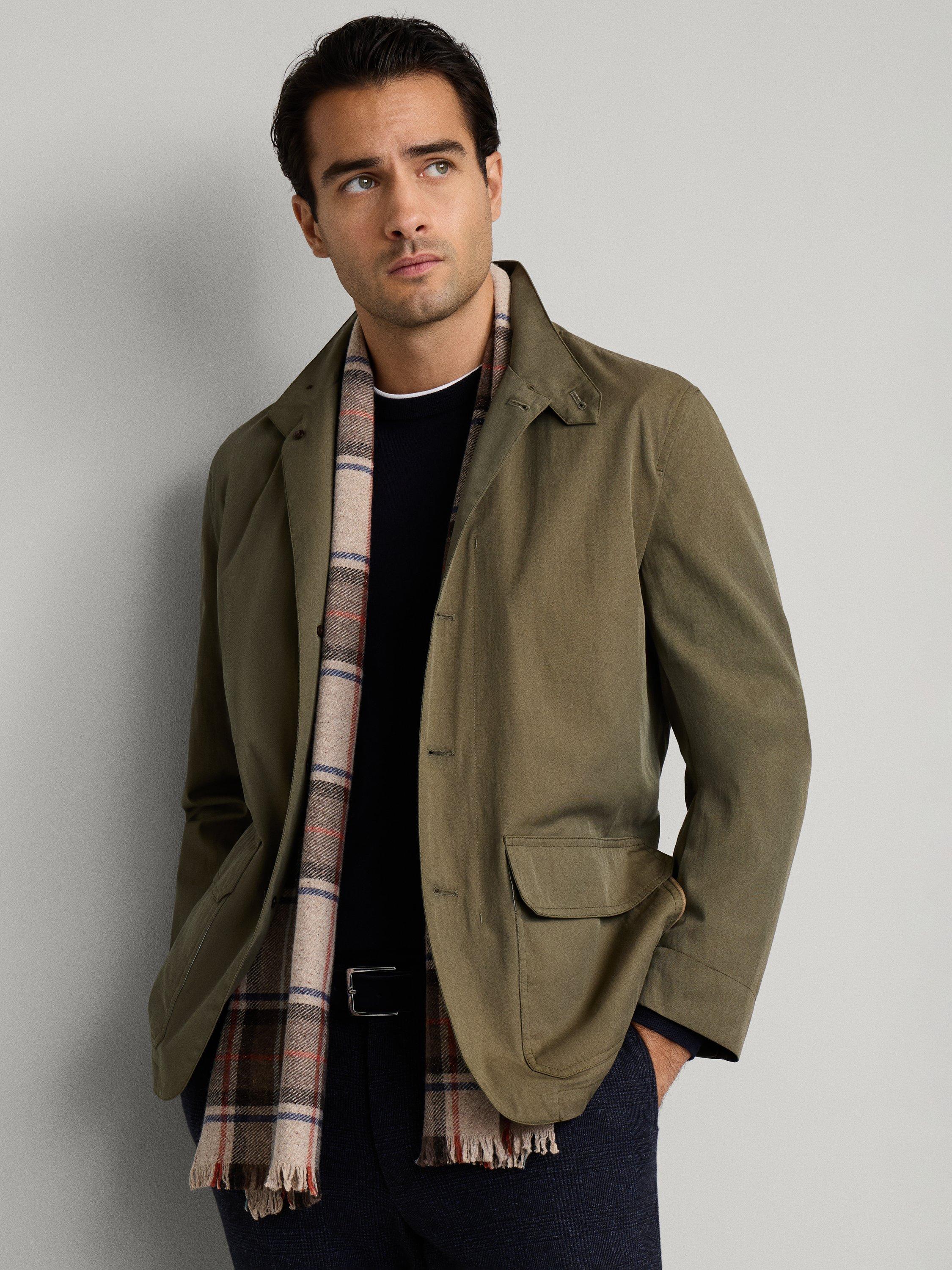 Product image 8 of 8, which shows Hackett London Lightweight Pocket Blazer, Cargo Green, XXL