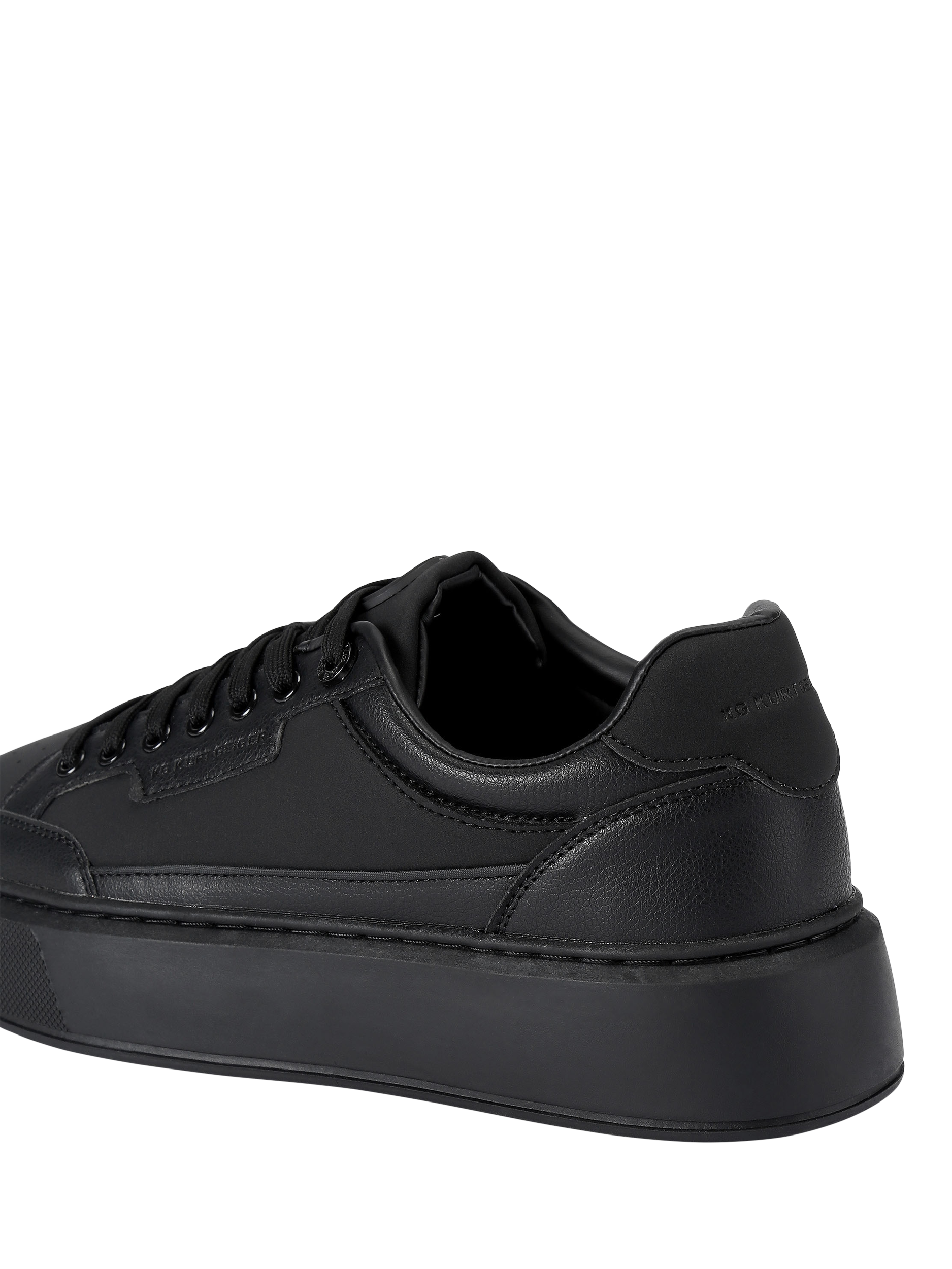 Product image 4 of 4, which shows KG Kurt Geiger Kinsley Retro Lace Up Trainers, Black, 7