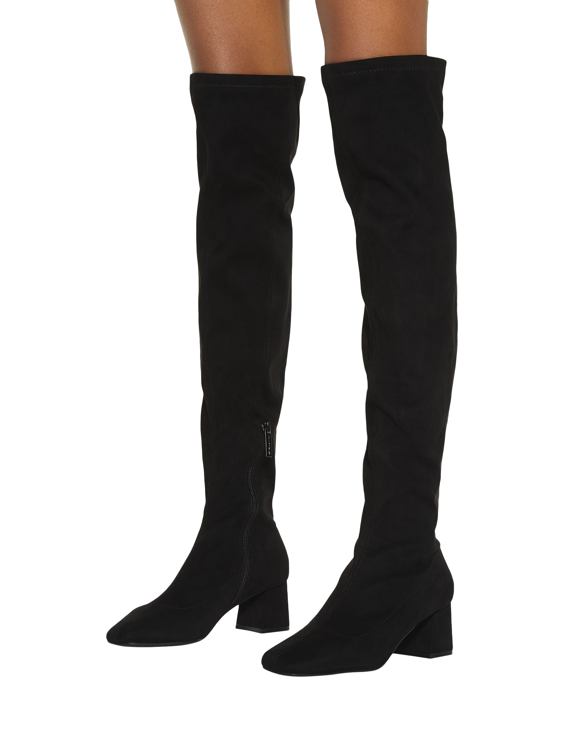 Product image 2 of 5, which shows KG Kurt Geiger Storm Over the Knee Boots, Black, 3
