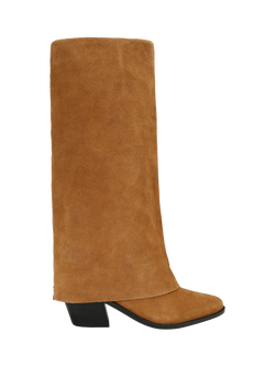 KG Kurt Geiger Telling 2 Suede Knee High Boots, Tan