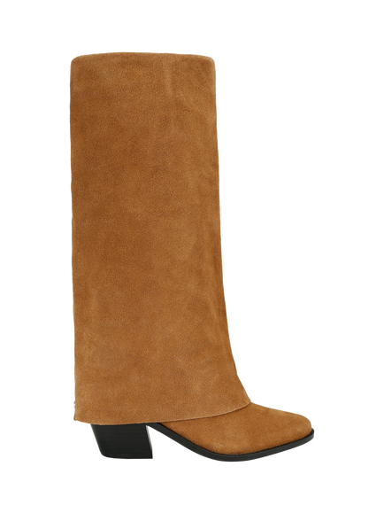 KG Kurt Geiger Telling 2 Suede Knee High Boots, Tan