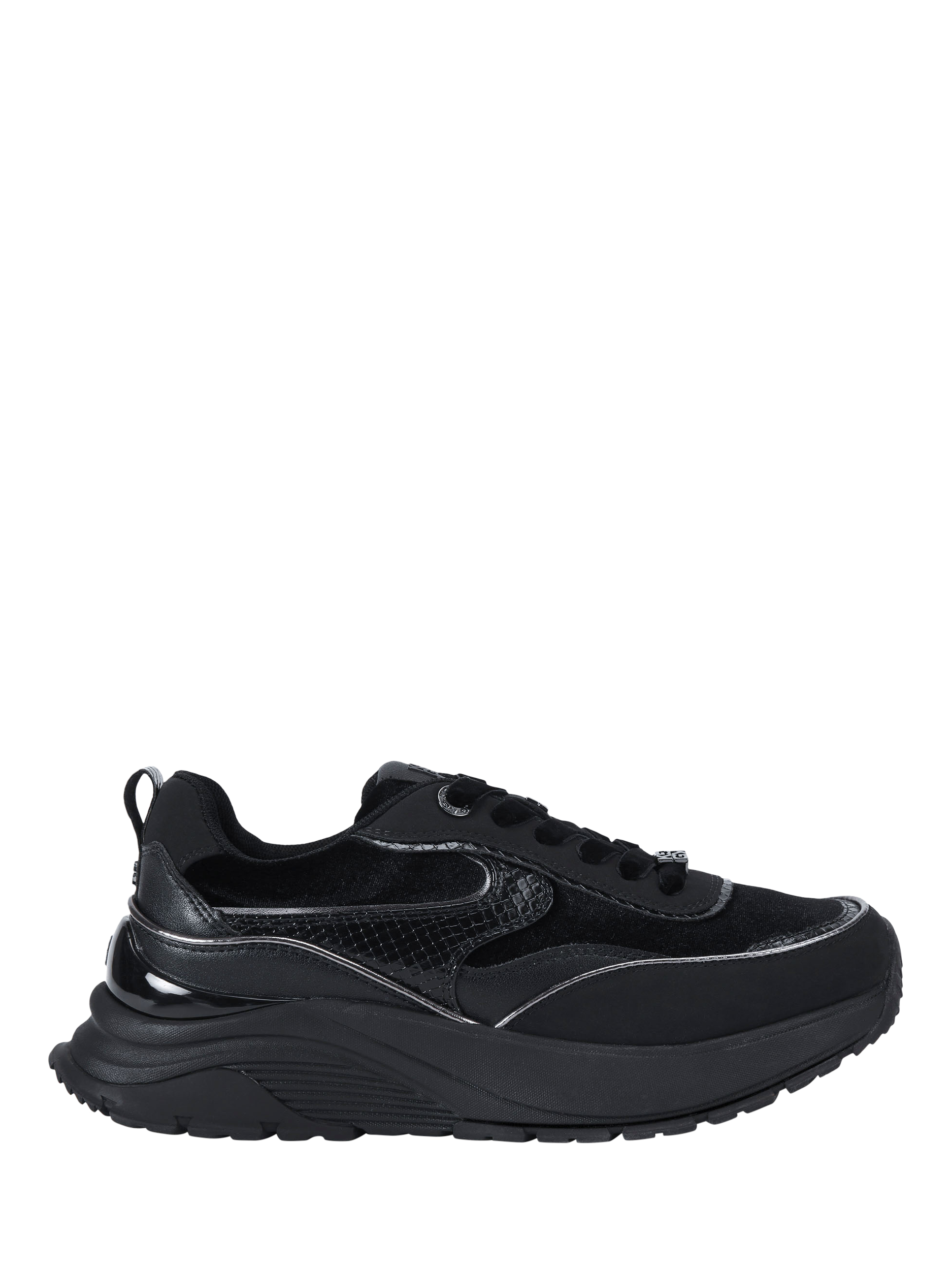 Product image 1 of 4, which shows Kurt Geiger London Lisbon Trainers, Black, 3